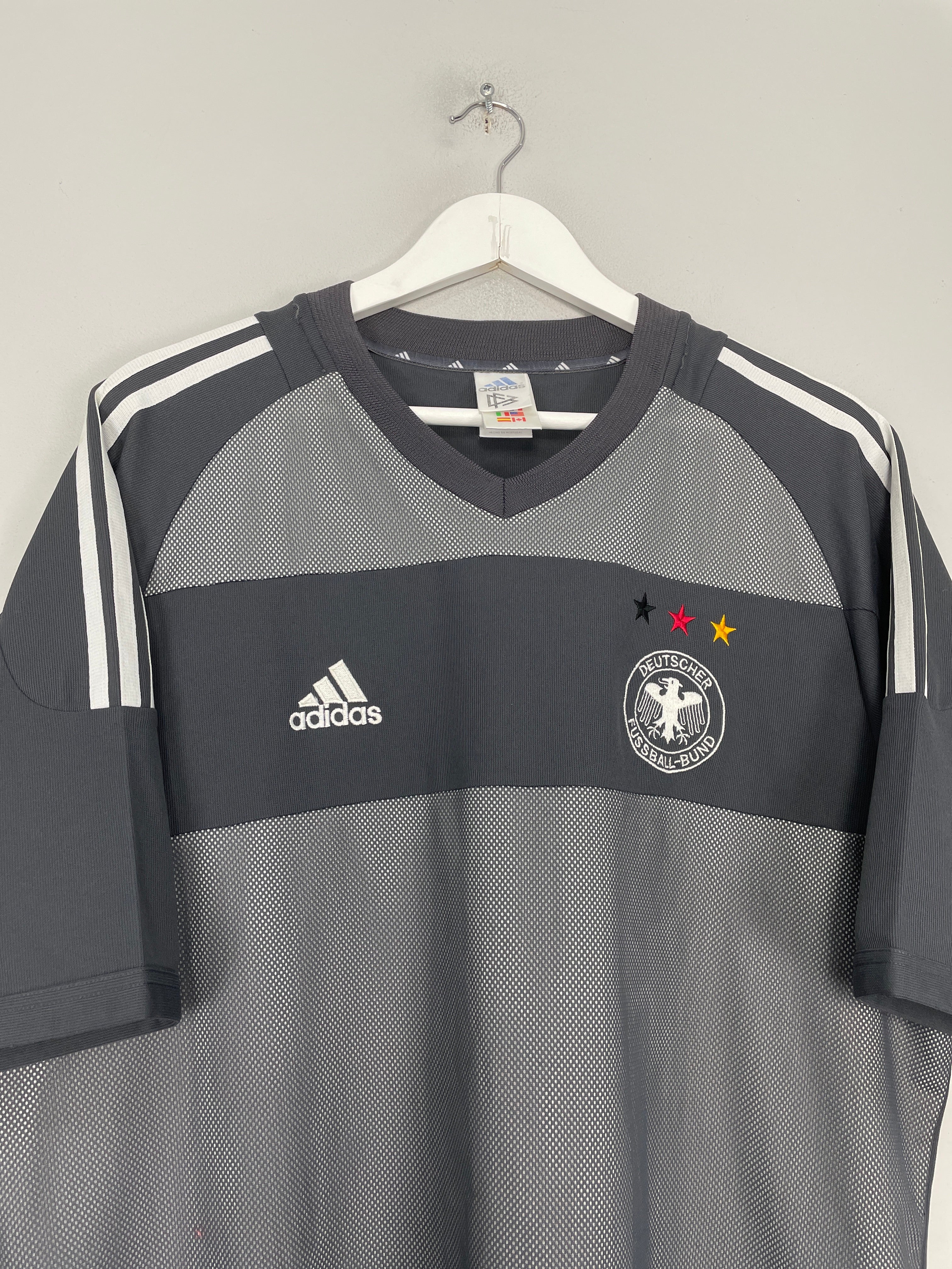 Shop 2002/03 GERMANY AWAY SHIRT (L) ADIDAS, classic football shirts, vintage football shirts & retro soccer jerseys at Cult Kits