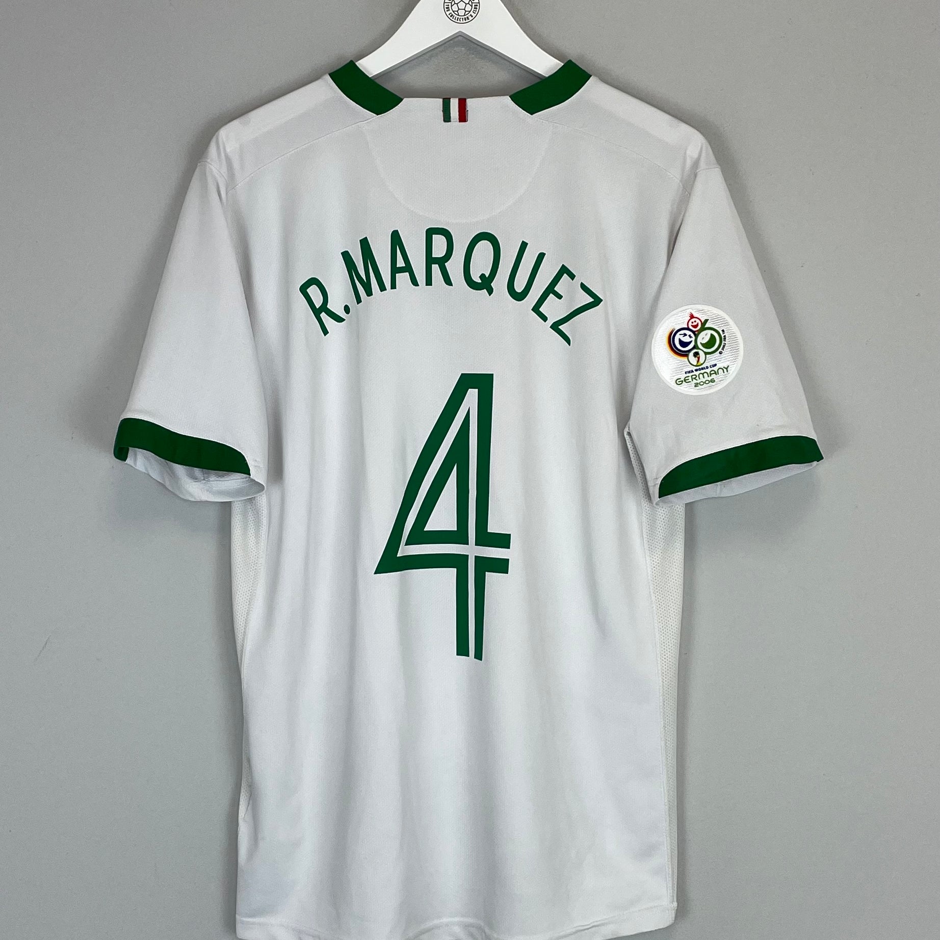 Buy 2006/07 MEXICO R.MARQUEZ 4 AWAY SHIRT (M) NIKE ~ Free worldwide shipping available ~ Authentic Vintage Football Shirts from Cult Kits