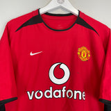 Shop 2002/04 MANCHESTER UNITED BECKHAM #7 HOME SHIRT (L) NIKE, classic football shirts, vintage football shirts & retro soccer jerseys at Cult Kits