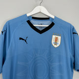 Shop 2018/19 URUGUAY HOME SHIRT (L) PUMA, classic football shirts, vintage football shirts & retro soccer jerseys at Cult Kits