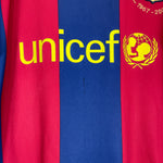 Shop 2007/08 BARCELONA RONALDINHO #10 HOME SHIRT (L) NIKE, classic football shirts, vintage football shirts & retro soccer jerseys at Cult Kits