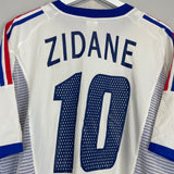 2002/04 FRANCE ZIDANE #10 AWAY SHIRT (XL) ADIDAS