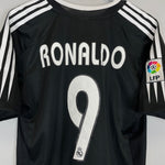 2004/05 Real Madrid Ronaldo #9 away shirt by Adidas, vintage football shirt in excellent condition, size medium.