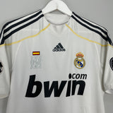 2009/10 REAL MADRID RONALDO #9 C/L HOME SHIRT (S) ADIDAS