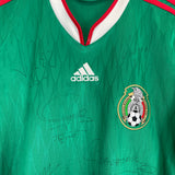 2010 MEXICO C.BLANCO #10 *SQUAD SIGNED* HOME SHIRT (S) ADIDAS