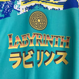1992 LABYRINTH X JAPANESE MOVIE MASHUP SHIRT (XL) UHLSPORT
