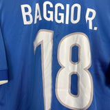 Shop 1997/98 ITALY BAGGIO #18 HOME SHIRT (M) NIKE, classic football shirts, vintage football shirts & retro soccer jerseys at Cult Kits