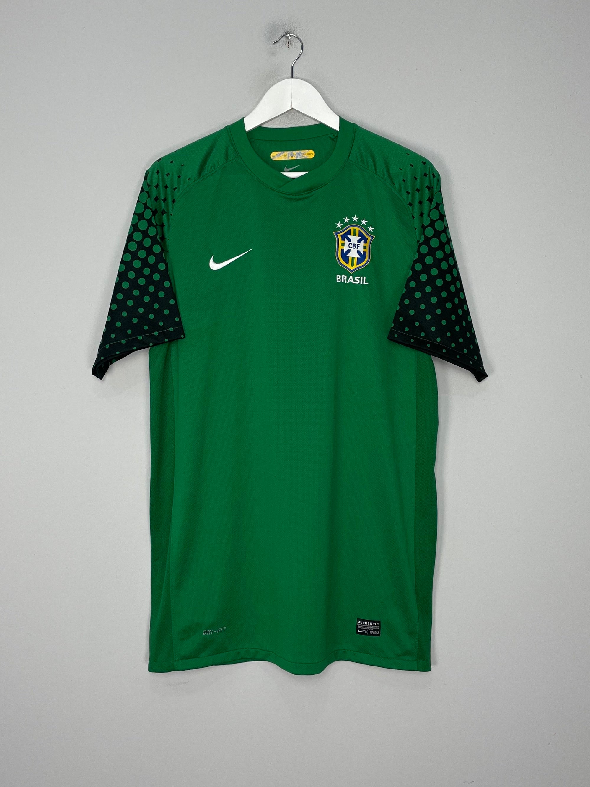 Shop 2010/11 BRAZIL GK SHIRT (L) NIKE, classic football shirts, vintage football shirts & retro soccer jerseys at Cult Kits
