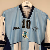 2001 ARGENTINA MARADONA #10 TESTIMONIAL SHIRT (M) FILA