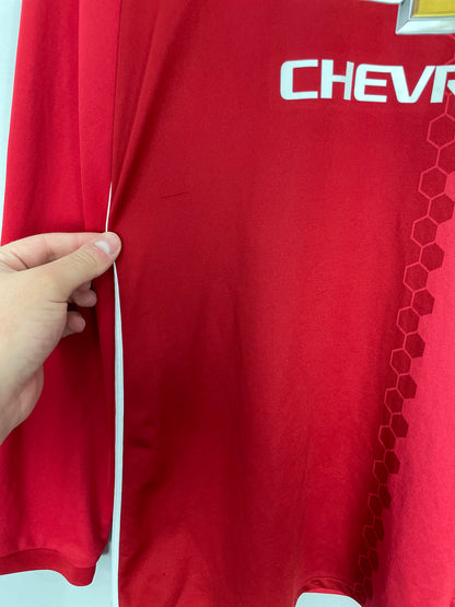 2016/17 MANCHESTER UNITED ROONEY #10 L/S HOME SHIRT (L) ADIDAS