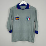 Shop 1988/90 ITALY GK SHIRT (L.KIDS) DIADORA, classic football shirts, vintage football shirts & retro soccer jerseys at Cult Kits