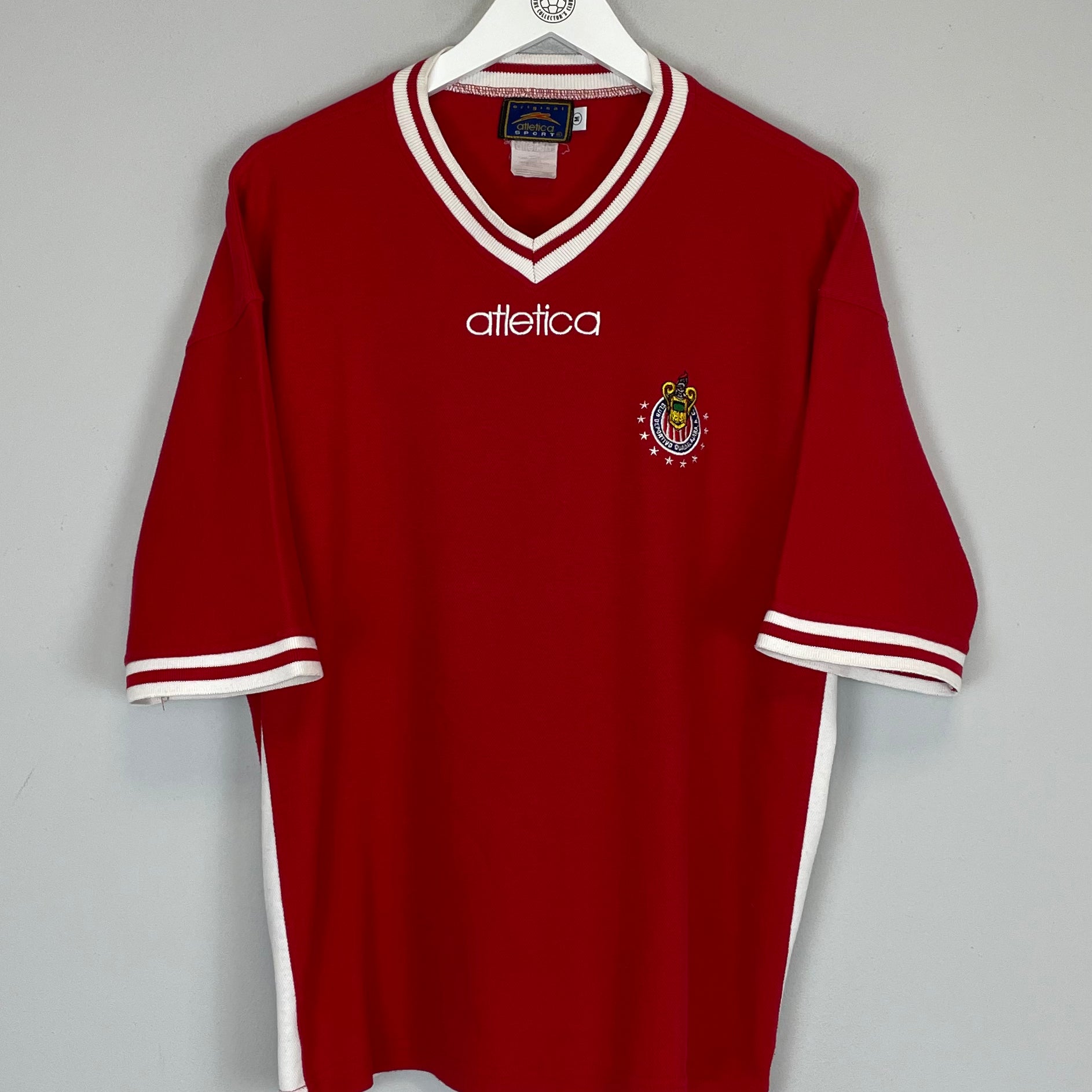 Shop 1998/99 CHIVAS TRAINING SHIRT (M) ATLETICA, classic football shirts, vintage football shirts & retro soccer jerseys at Cult Kits
