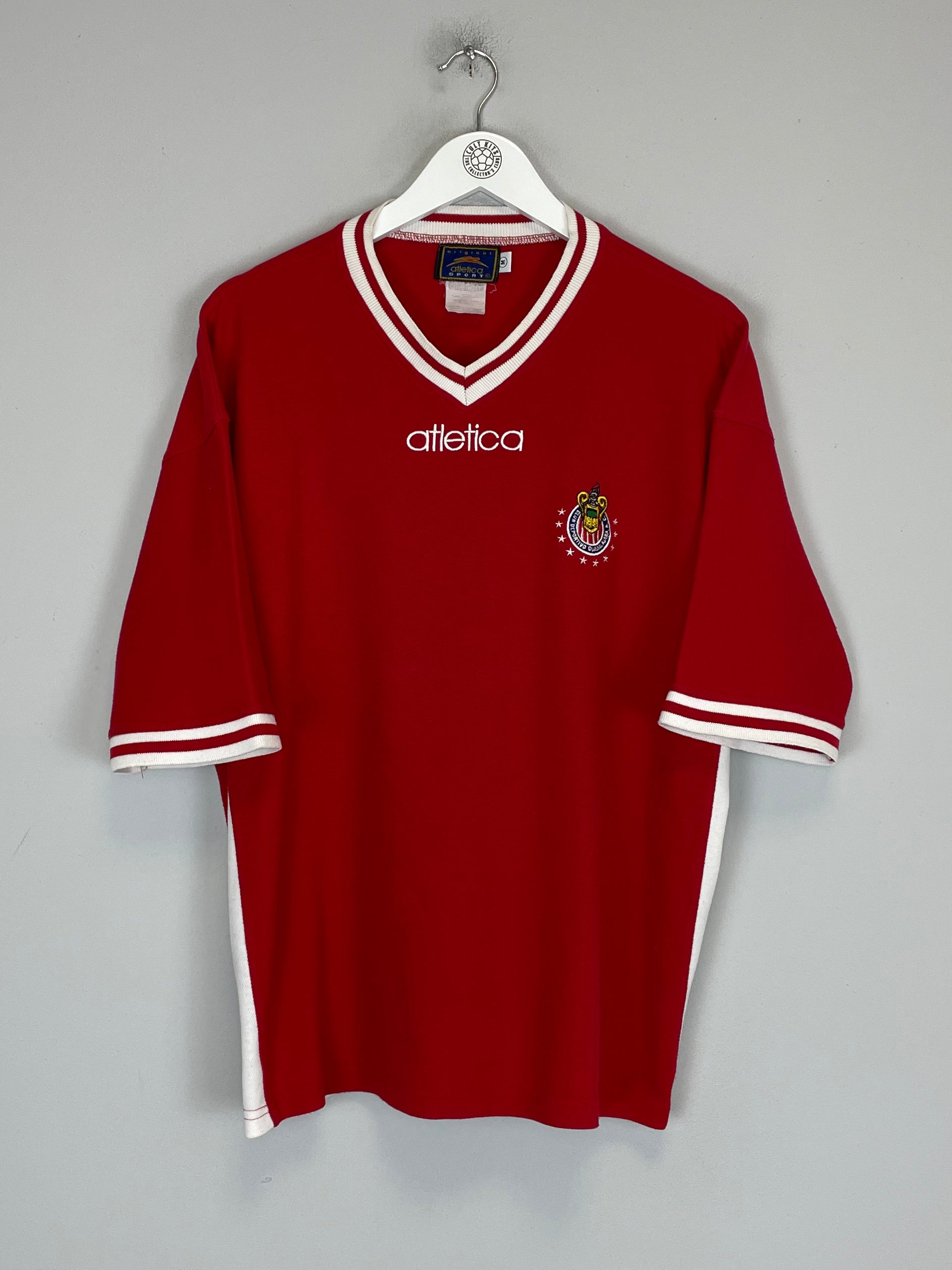 Shop 1998/99 CHIVAS TRAINING SHIRT (M) ATLETICA, classic football shirts, vintage football shirts & retro soccer jerseys at Cult Kits
