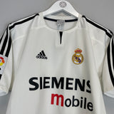 2003/04 REAL MADRID ZIDANE #5 HOME SHIRT (S) ADIDAS