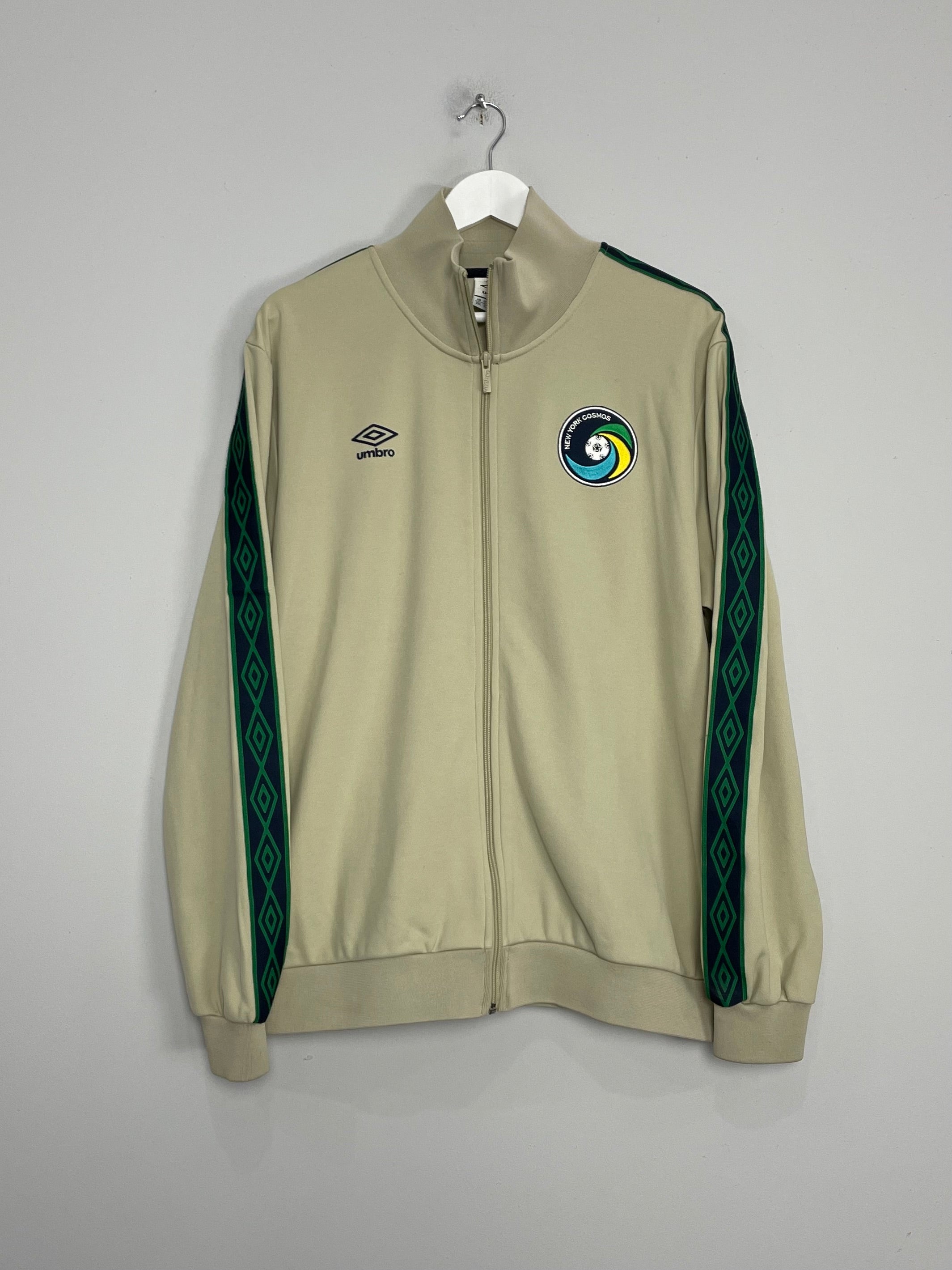 Shop 2011 NEW YORK COSMOS TRACK JACKET (XXL) UMBRO, classic football shirts, vintage football shirts & retro soccer jerseys at Cult Kits