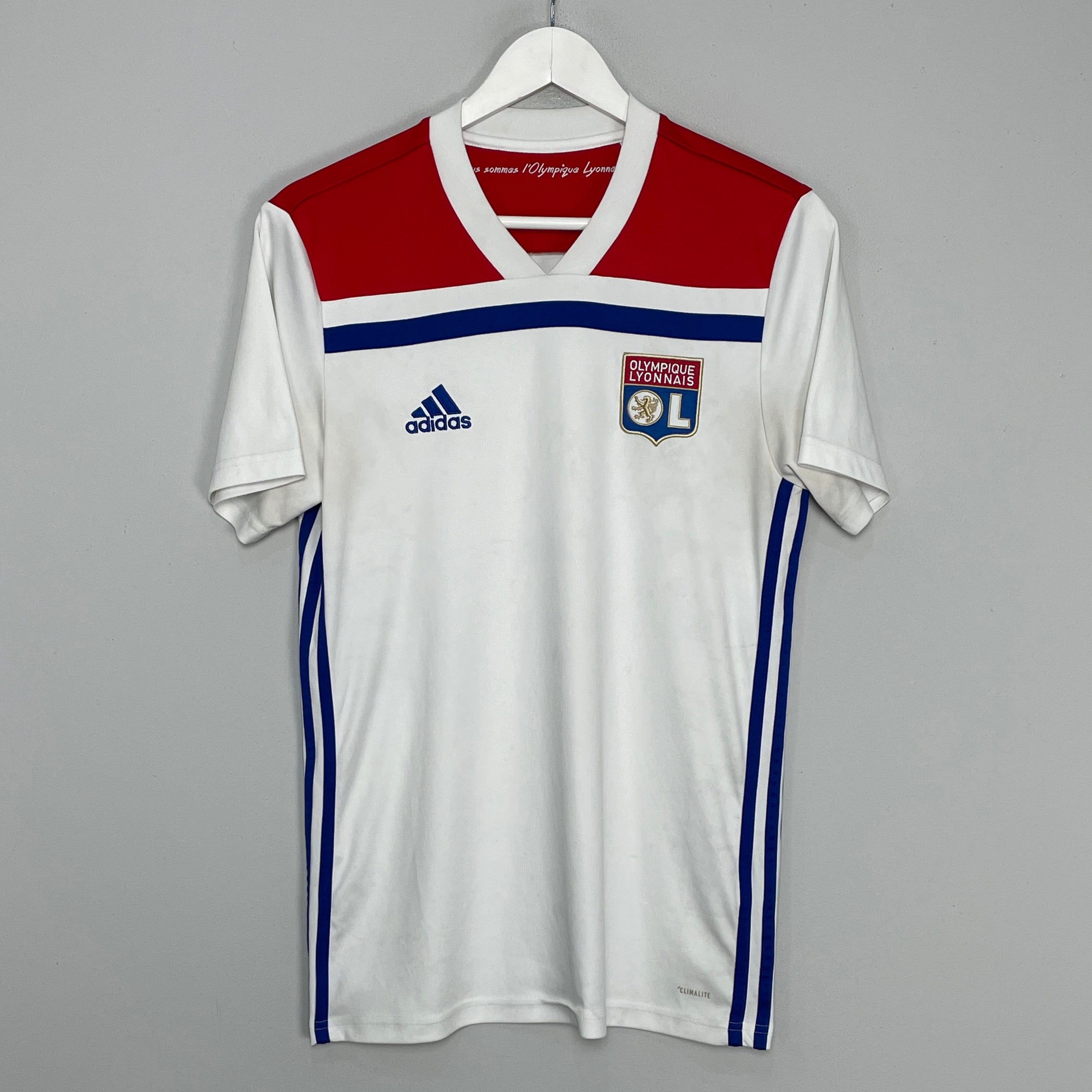 Shop 2018/19 LYON HOME SHIRT (S) ADIDAS, classic football shirts, vintage football shirts & retro soccer jerseys at Cult Kits