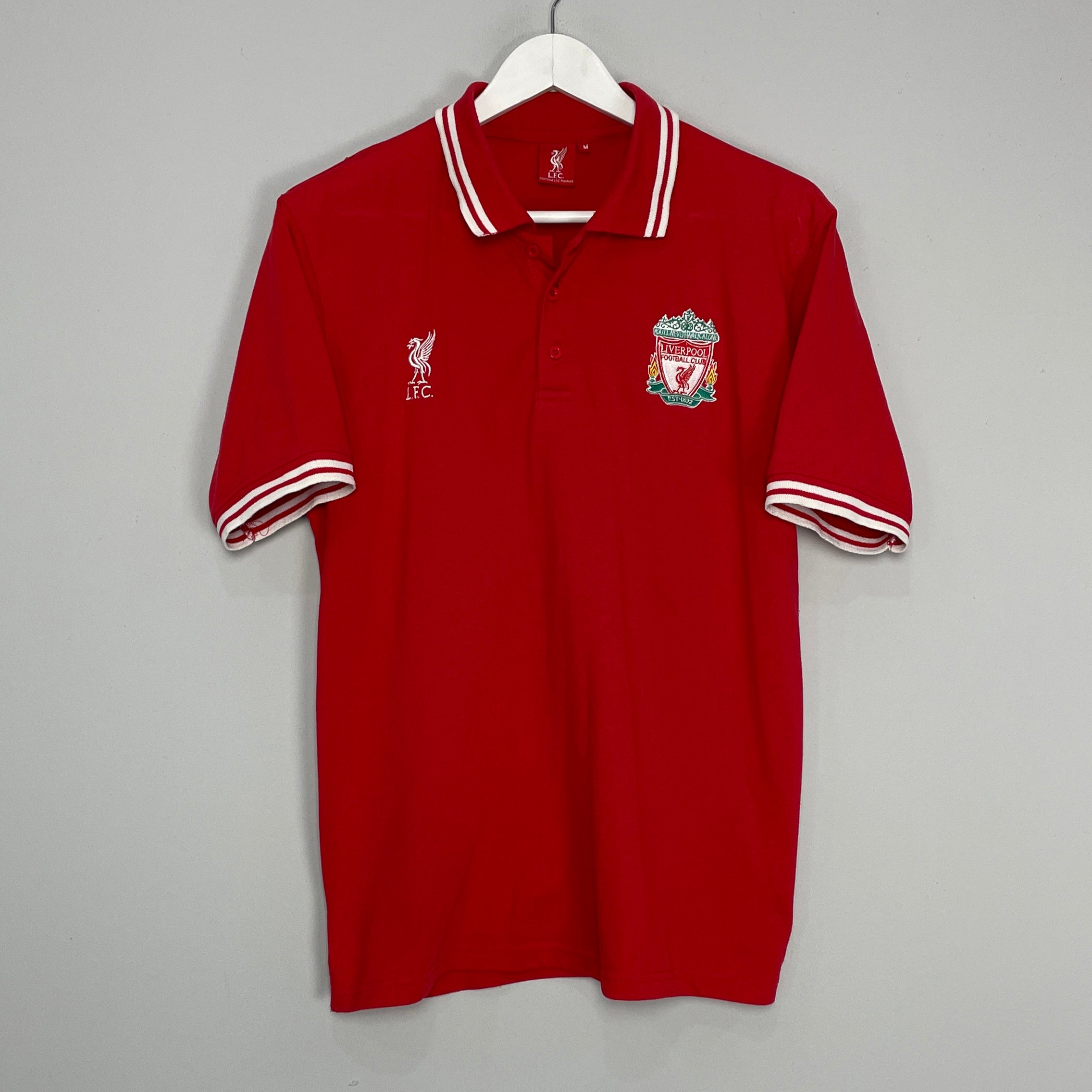 Shop 2016/17 LIVERPOOL POLO SHIRT (M) OM, classic football shirts, vintage football shirts & retro soccer jerseys at Cult Kits