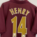 Shop 2005/06 ARSENAL HENRY #14 HOME SHIRT (L) NIKE, classic football shirts, vintage football shirts & retro soccer jerseys at Cult Kits