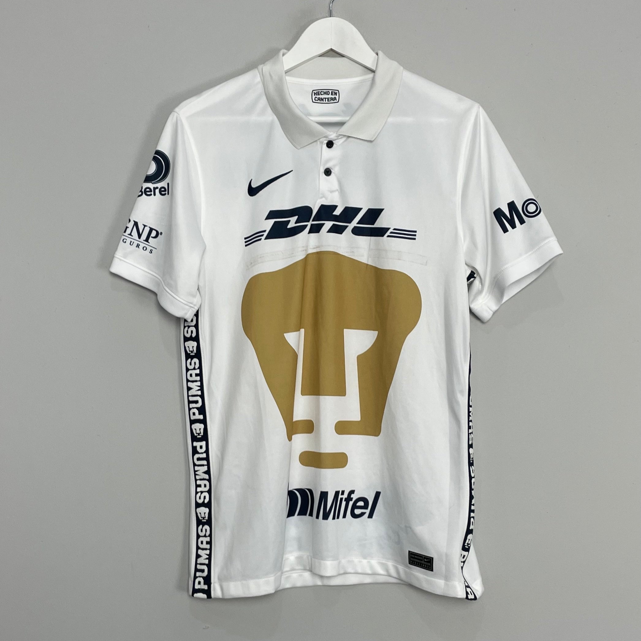 Shop 2021/22 UNAM PUMAS HOME SHIRT (M) NIKE, classic football shirts, vintage football shirts & retro soccer jerseys at Cult Kits