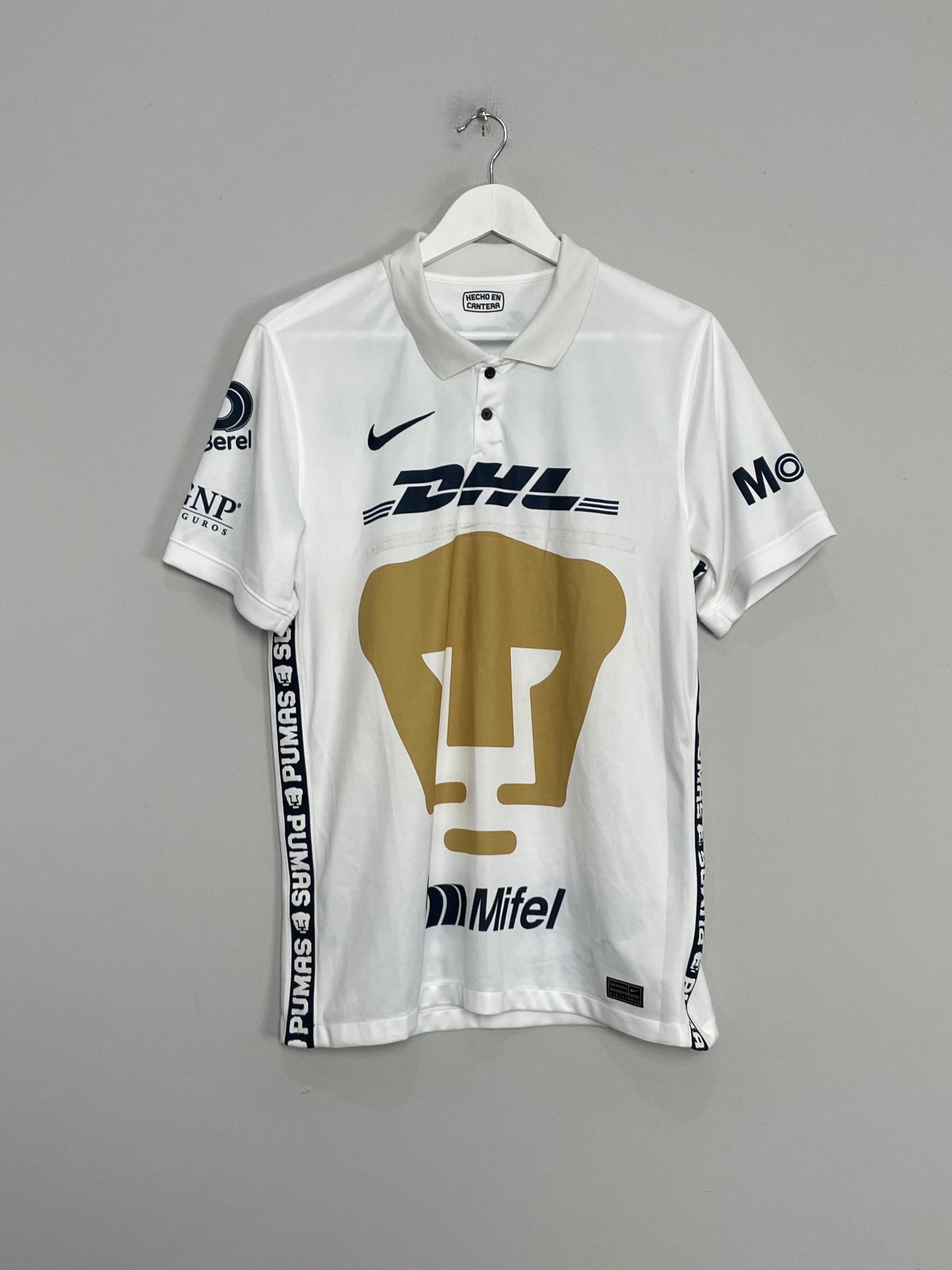 Shop 2021/22 UNAM PUMAS HOME SHIRT (M) NIKE, classic football shirts, vintage football shirts & retro soccer jerseys at Cult Kits