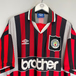 Shop 1994/96 MANCHESTER CITY AWAY SHIRT (XL) UMBRO, classic football shirts, vintage football shirts & retro soccer jerseys at Cult Kits
