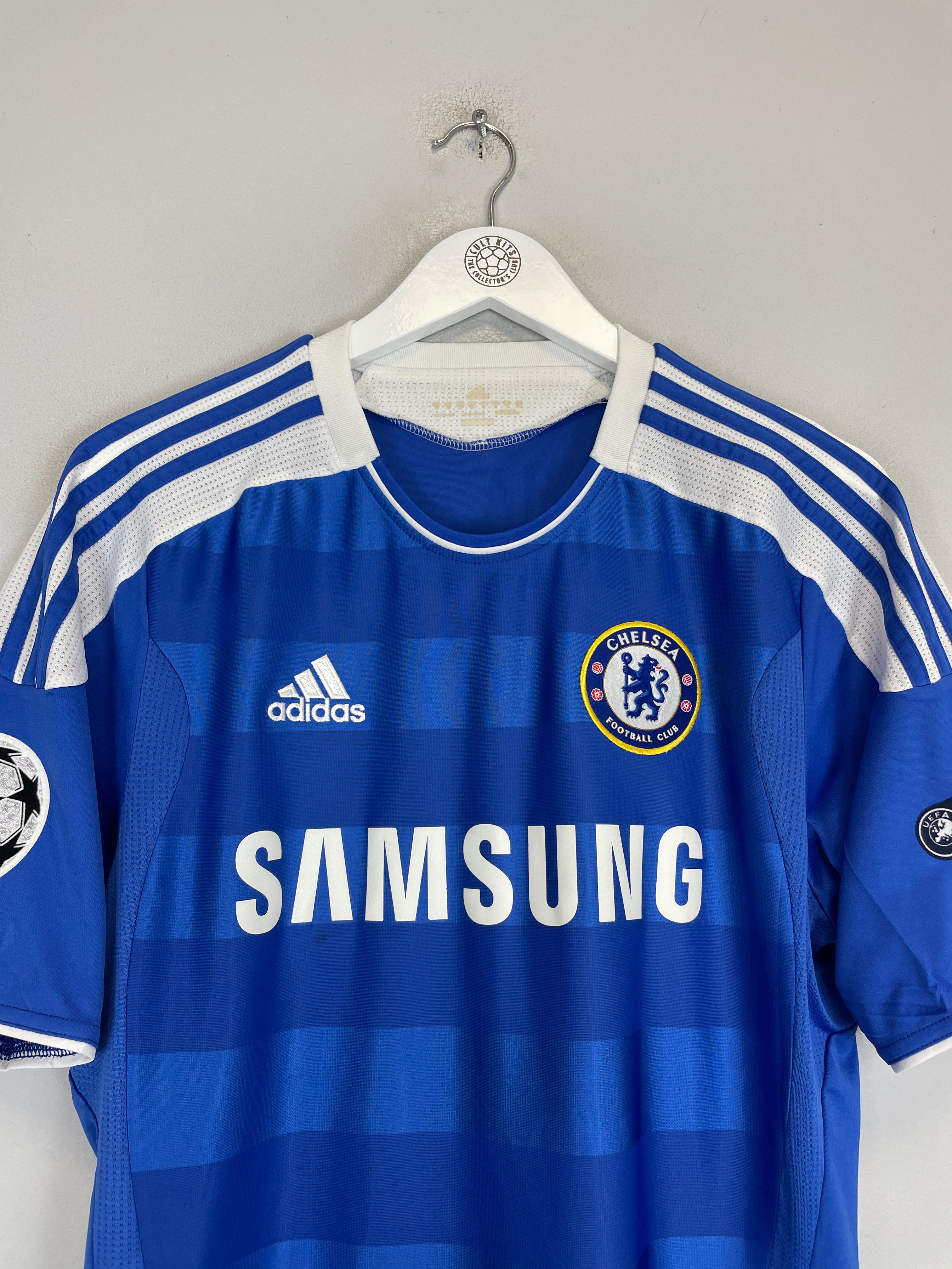 Buy 2011/12 CHELSEA DROGBA 11 C/L HOME SHIRT (M) ADIDAS ~ Free worldwide shipping available ~ Authentic Vintage Football Shirts from Cult Kits