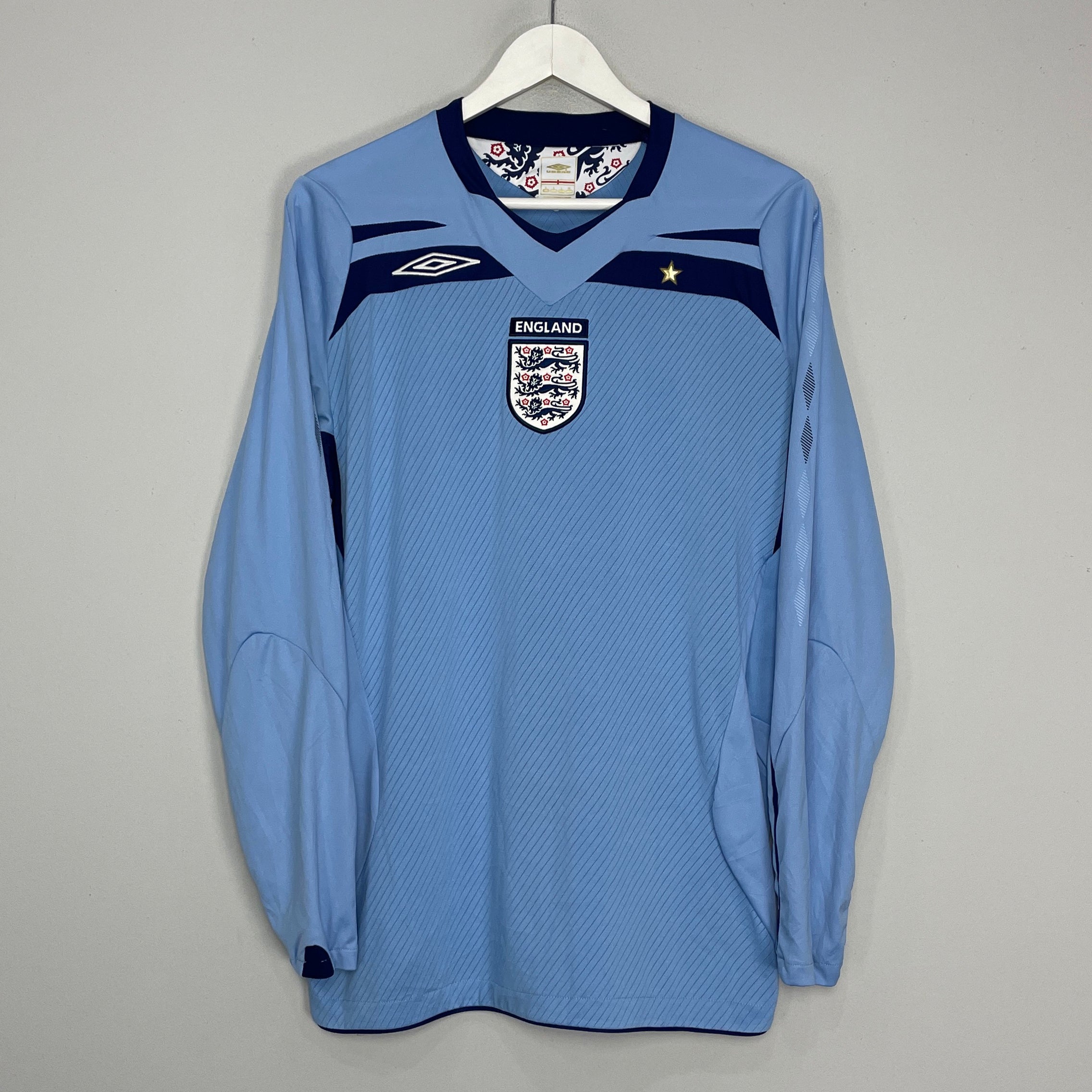 Shop 2008/10 ENGLAND GK SHIRT (L) UMBRO, classic football shirts, vintage football shirts & retro soccer jerseys at Cult Kits
