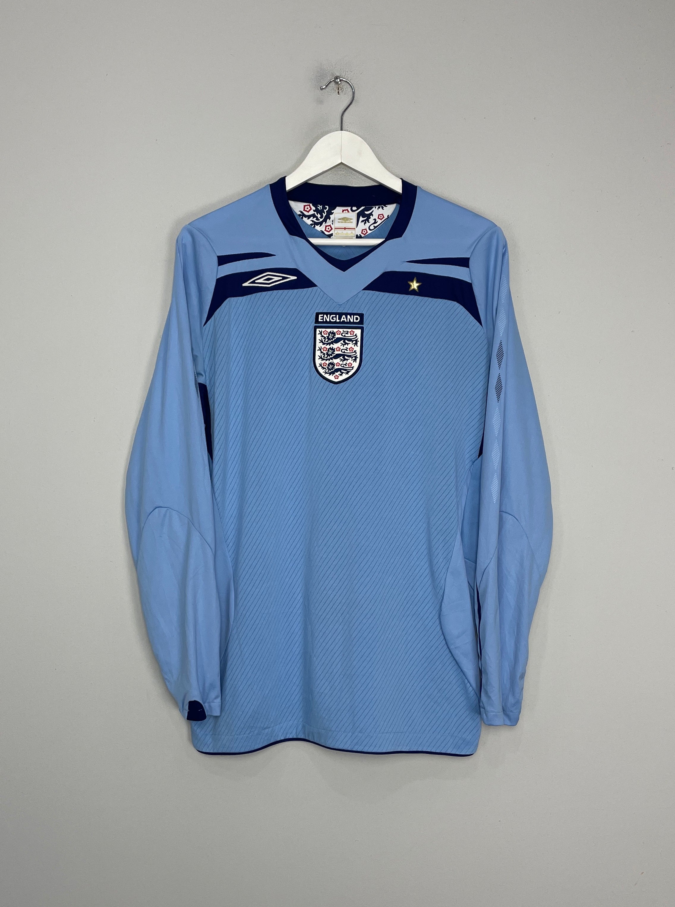 Shop 2008/10 ENGLAND GK SHIRT (L) UMBRO, classic football shirts, vintage football shirts & retro soccer jerseys at Cult Kits