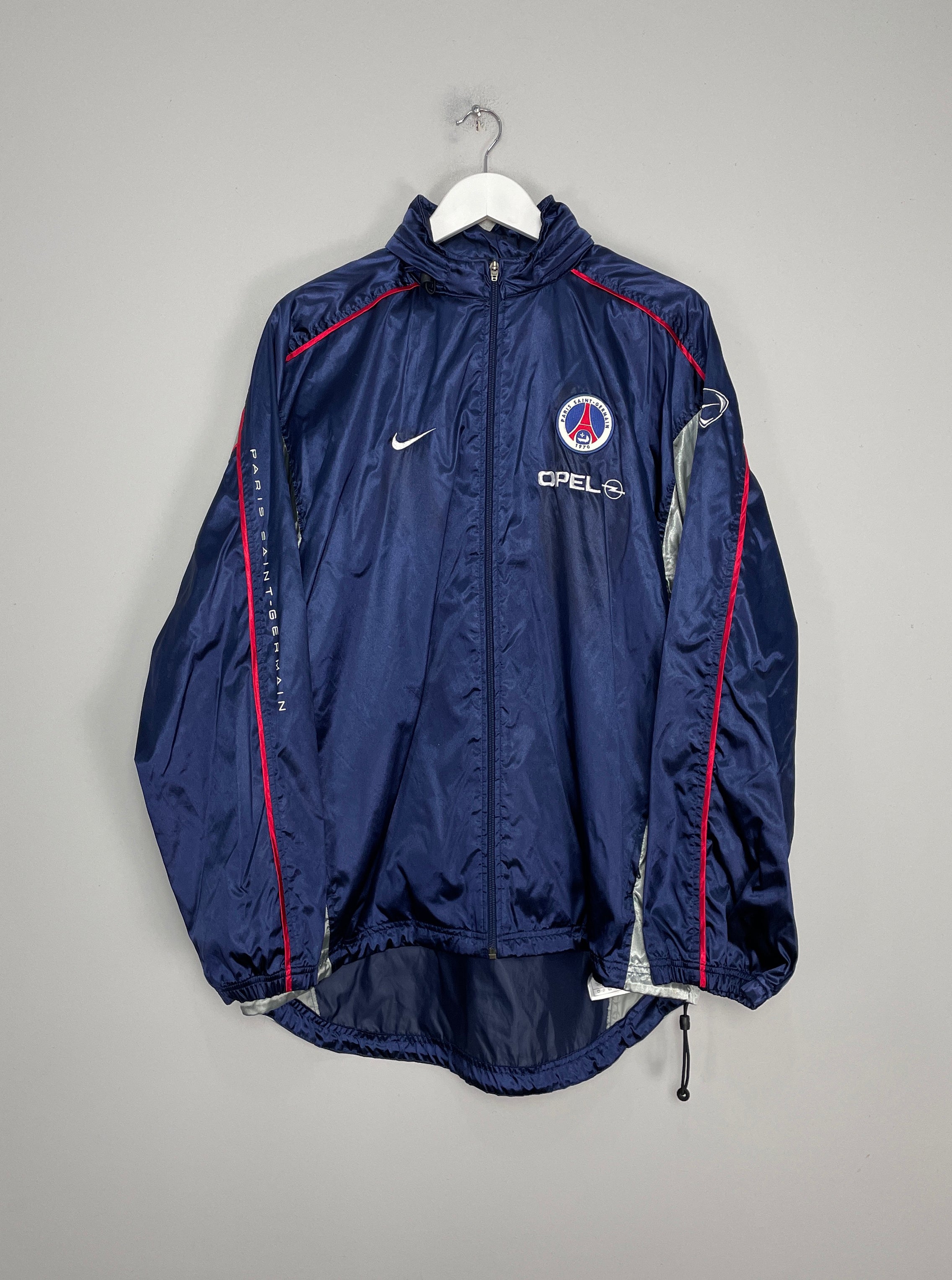 Shop 2001/02 PSG TRAINING JACKET (L) NIKE, classic football shirts, vintage football shirts & retro soccer jerseys at Cult Kits