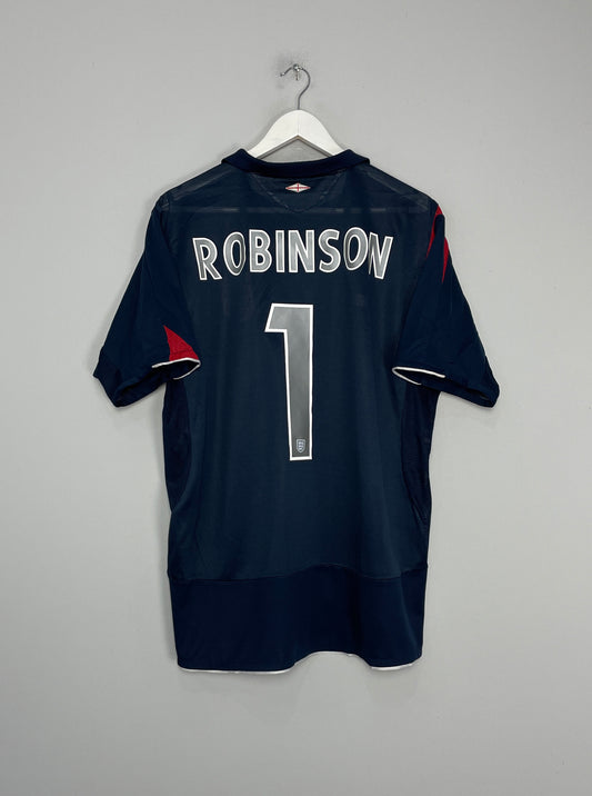 2005/07 ENGLAND ROBINSON #1 GK SHIRT (M) UMBRO
