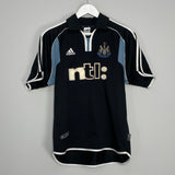 2000/01 NEWCASTLE UNITED SHEARER #9 AWAY SHIRT (S) ADIDAS