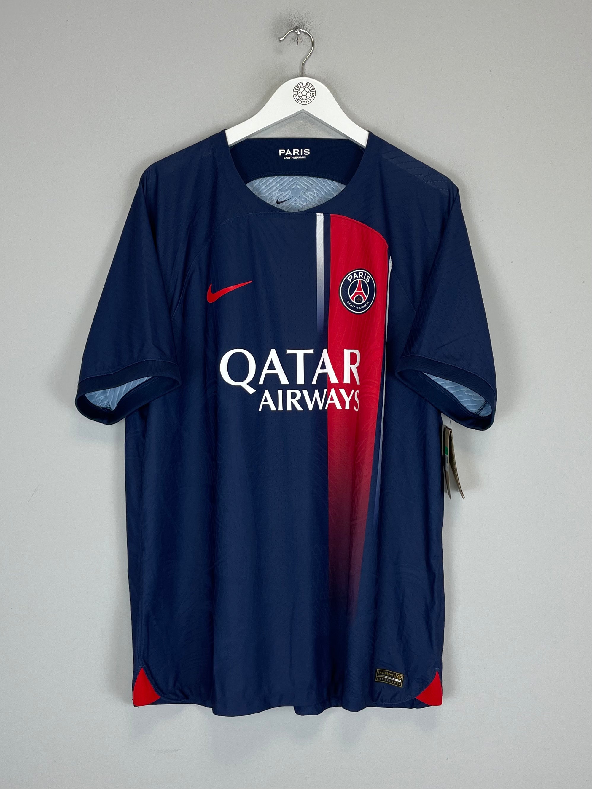 Shop 2023/24 PSG *BNWT* AUTHENTIC HOME SHIRT (XL) NIKE, classic football shirts, vintage football shirts & retro soccer jerseys at Cult Kits