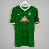Shop 2013/14 WERDER BREMEN HOME SHIRT (L) NIKE, classic football shirts, vintage football shirts & retro soccer jerseys at Cult Kits