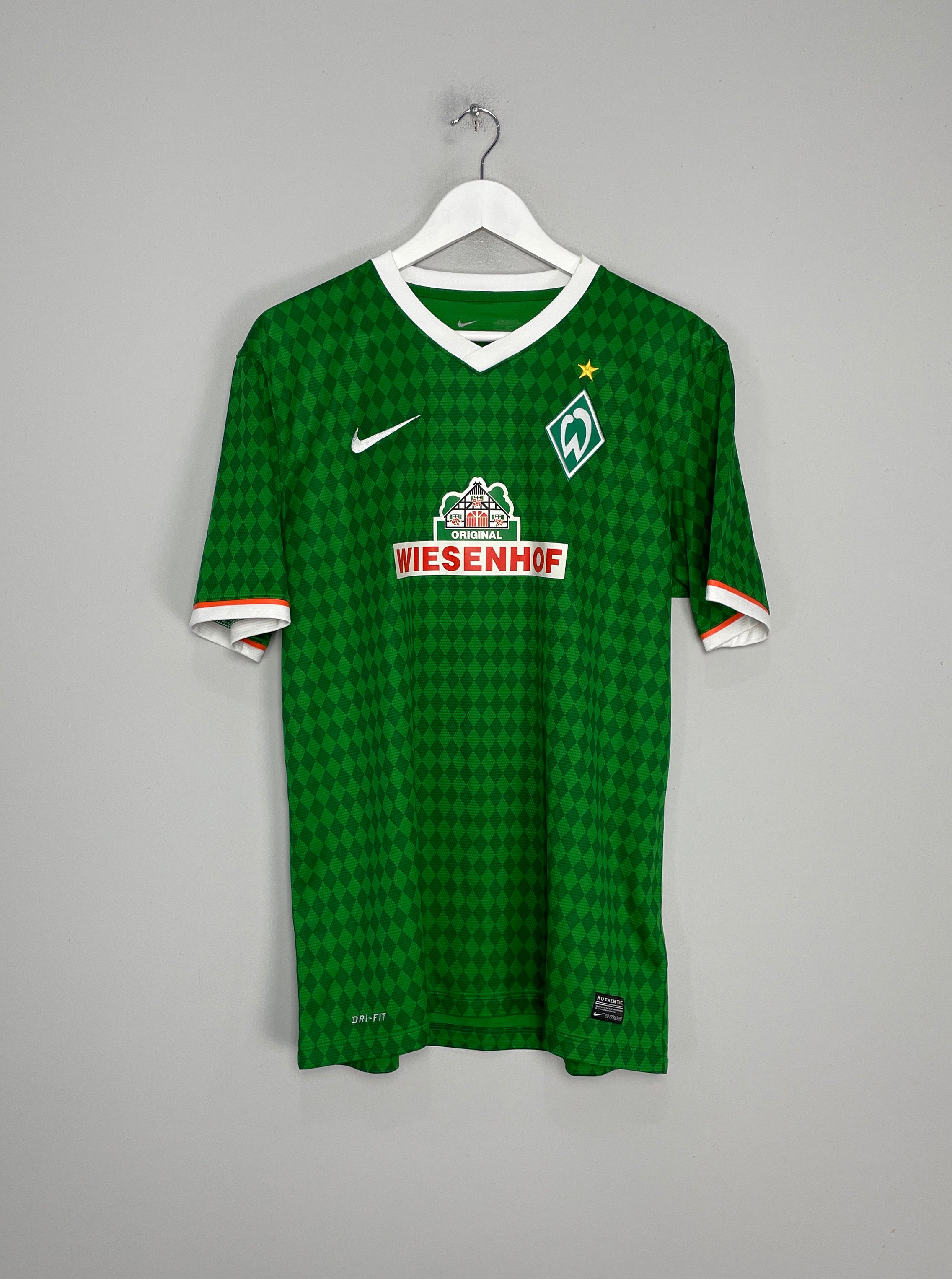 Shop 2013/14 WERDER BREMEN HOME SHIRT (L) NIKE, classic football shirts, vintage football shirts & retro soccer jerseys at Cult Kits