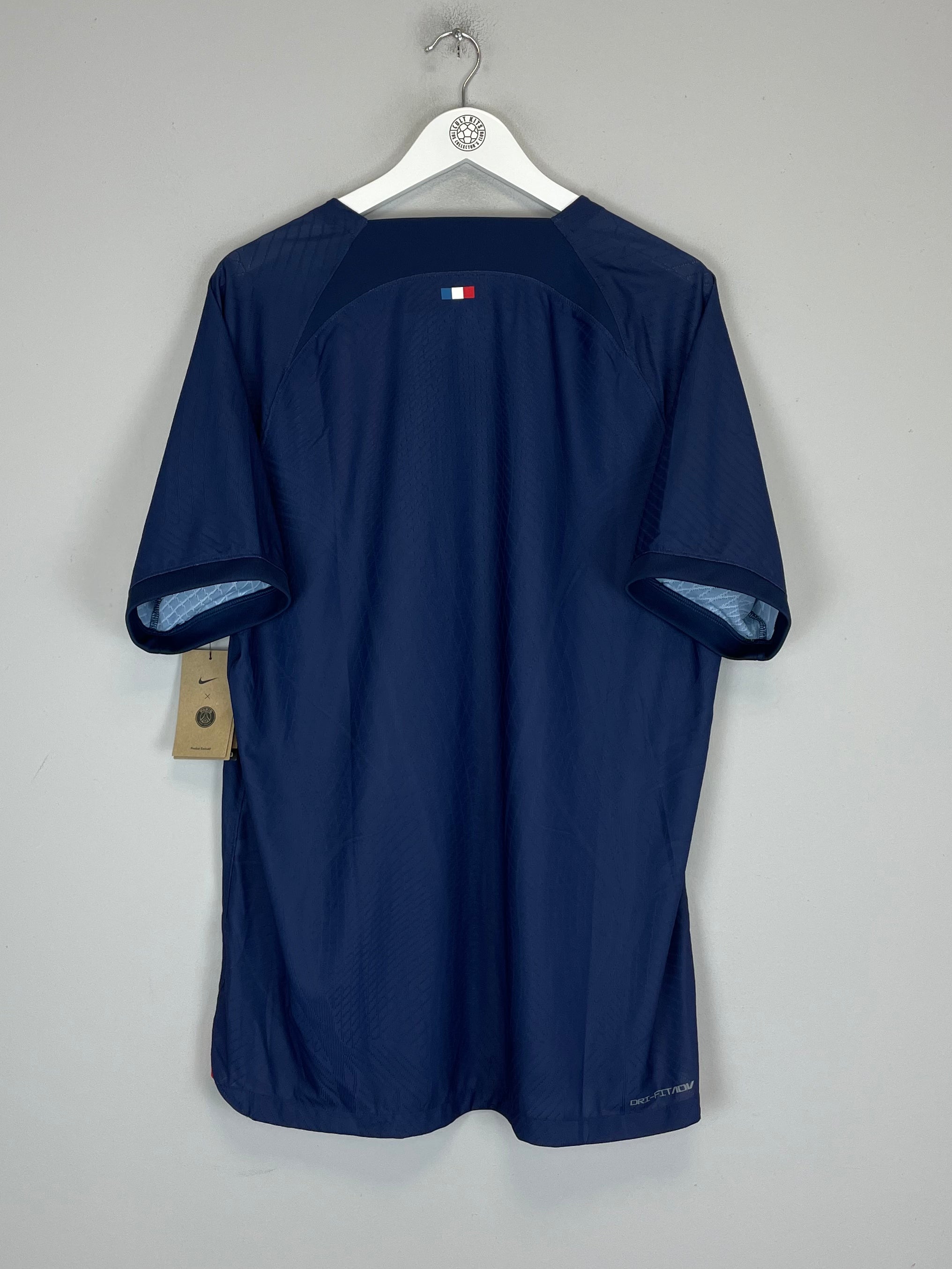 Shop 2023/24 PSG *BNWT* AUTHENTIC HOME SHIRT (XL) NIKE, classic football shirts, vintage football shirts & retro soccer jerseys at Cult Kits
