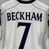 2000/01 MANCHESTER UNITED BECKHAM #7 AWAY SHIRT (XXL) UMBRO