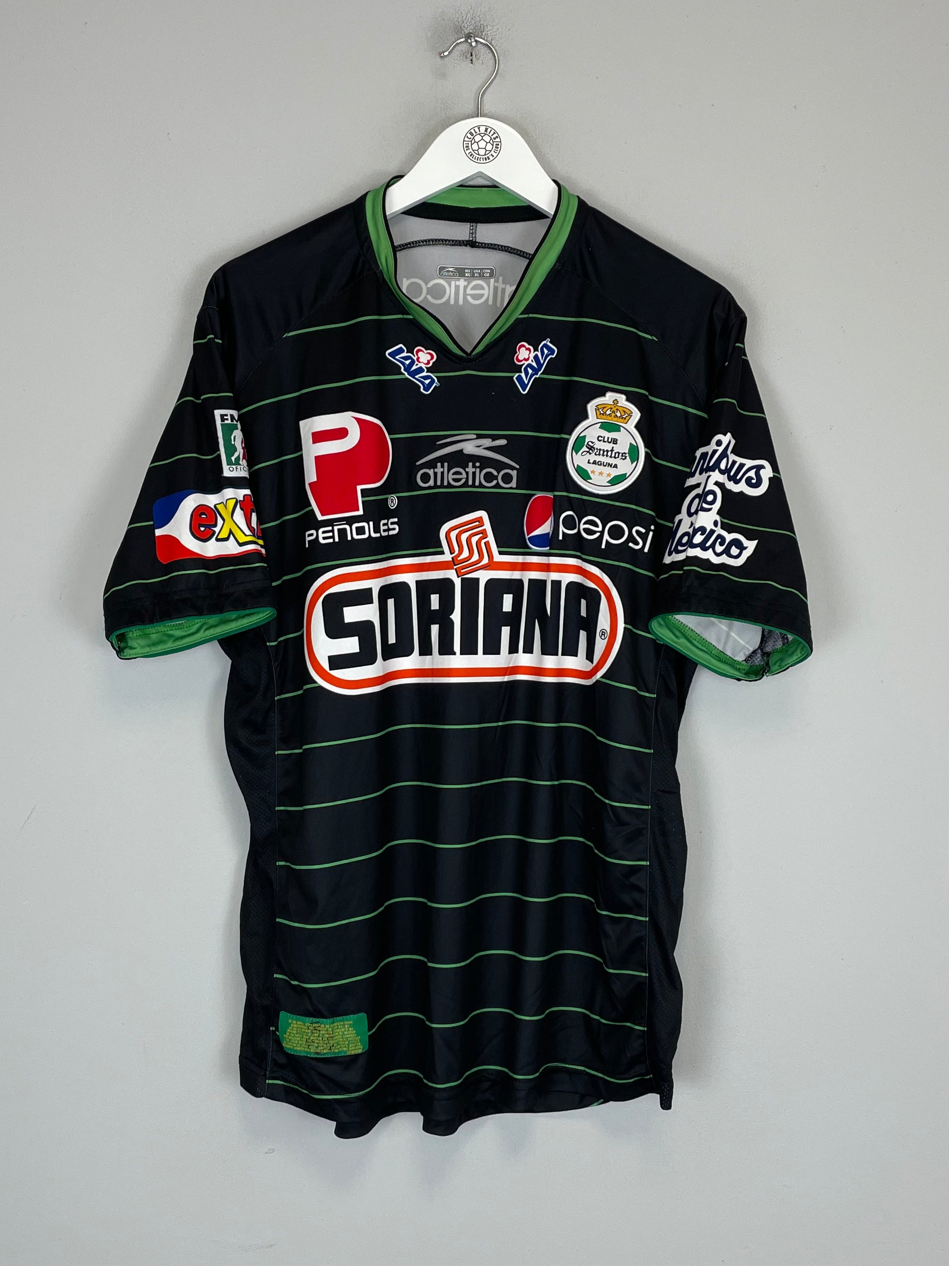 Shop 2010/11 SANTOS LAGUNA HOME SHIRT (XL) ATLETICA, classic football shirts, vintage football shirts & retro soccer jerseys at Cult Kits