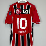 2009 SAO PAULO #10 (HERNANES) AWAY SHIRT (L) REEBOK