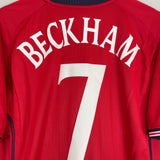 2002/04 ENGLAND BECKHAM #7 AWAY SHIRT (L) UMBRO