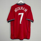 Shop 2002/04 ENGLAND BECKHAM #7 AWAY SHIRT (XL) UMBRO, classic football shirts, vintage football shirts & retro soccer jerseys at Cult Kits