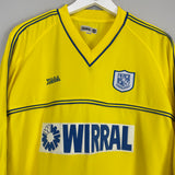 2002/04 TRANMERE ROVERS L/S AWAY SHIRT (XL) XARA