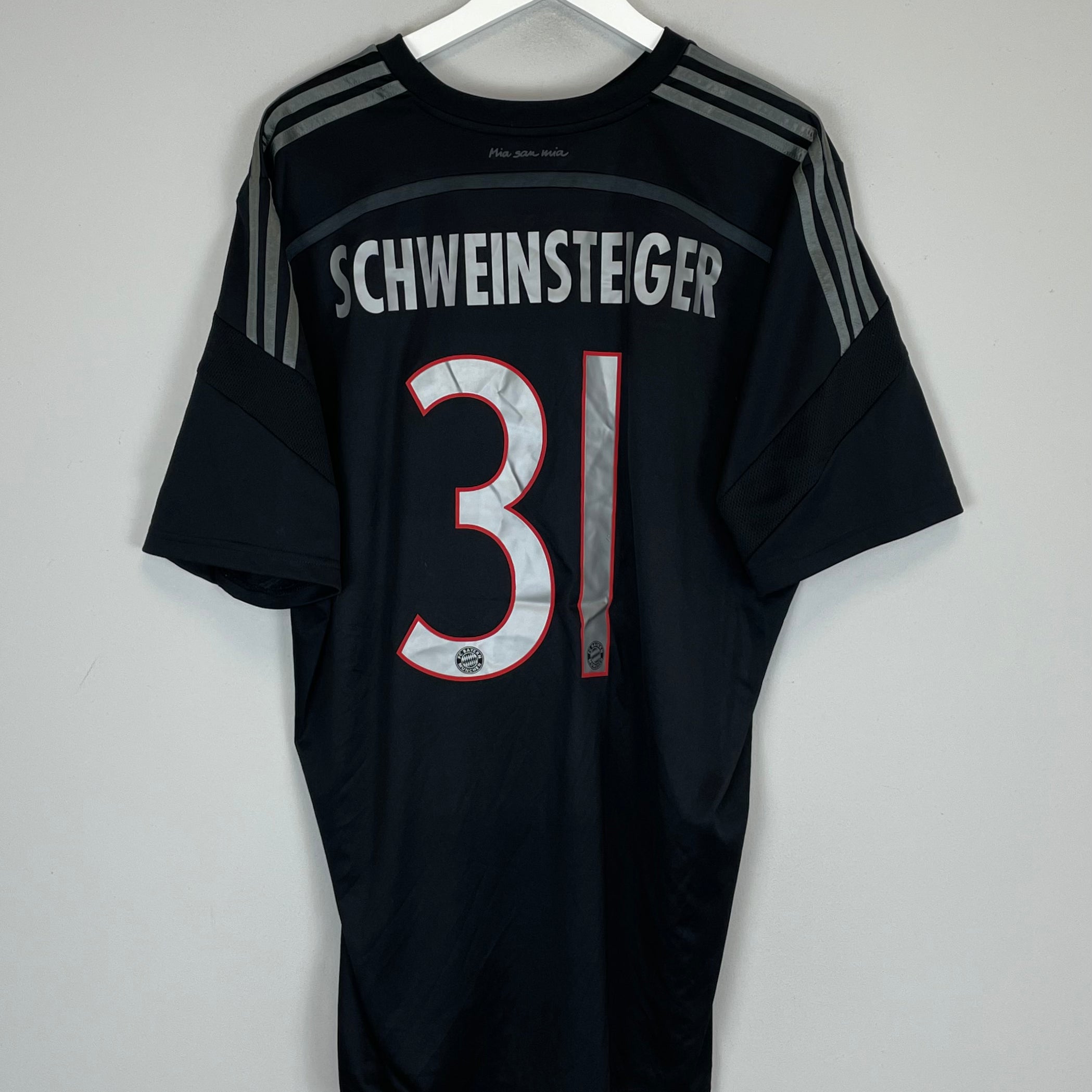 Shop 2014/15 BAYERN MUNICH SCHWEINSTEIGER #31THIRD SHIRT (XXL) ADIDAS, classic football shirts, vintage football shirts & retro soccer jerseys at Cult Kits