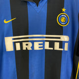 2001/02 INTER MILAN RONALDO #9 HOME SHIRT (L) NIKE