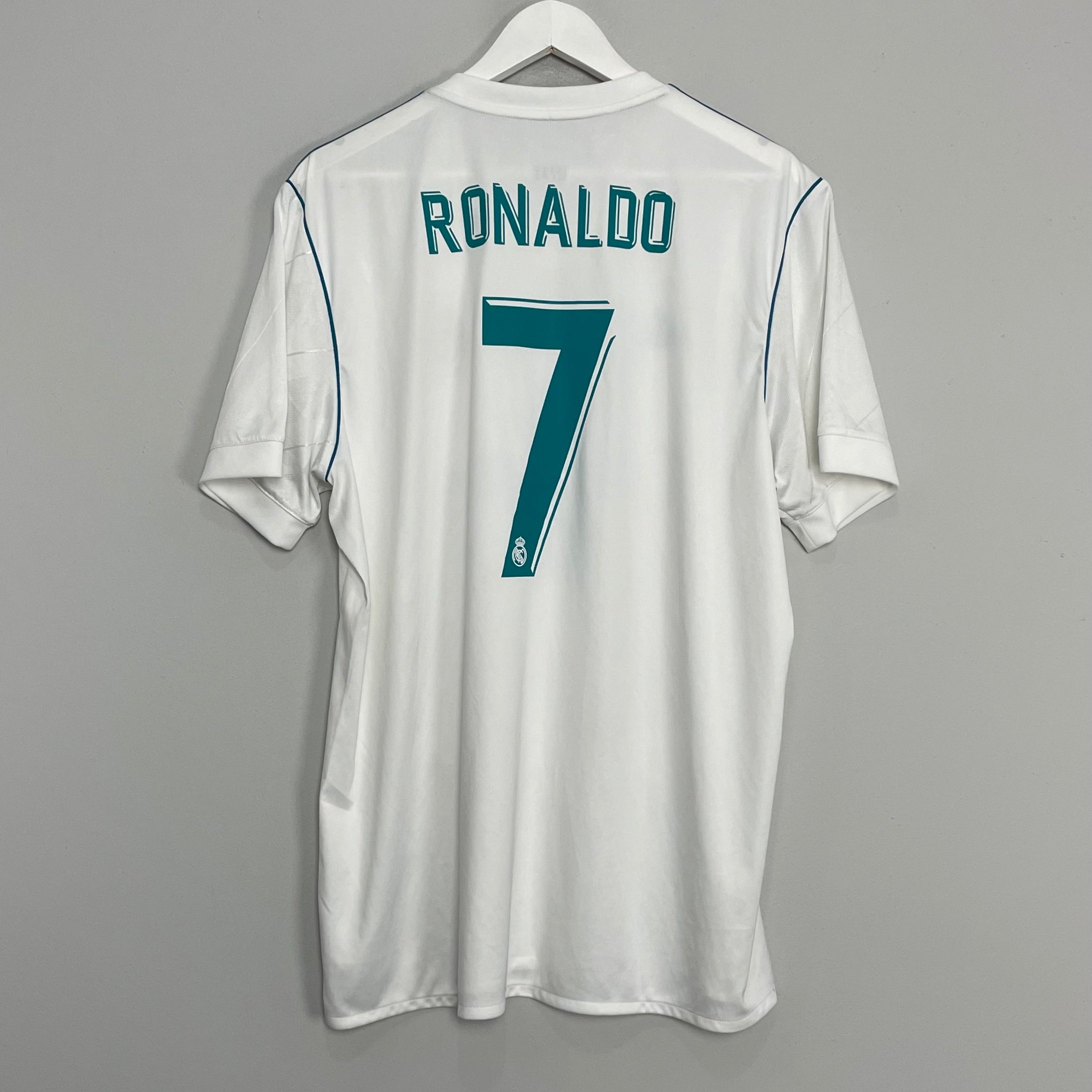 Shop 2017/18 REAL MADRID RONALDO #7 HOME SHIRT (XL) ADIDAS, classic football shirts, vintage football shirts & retro soccer jerseys at Cult Kits