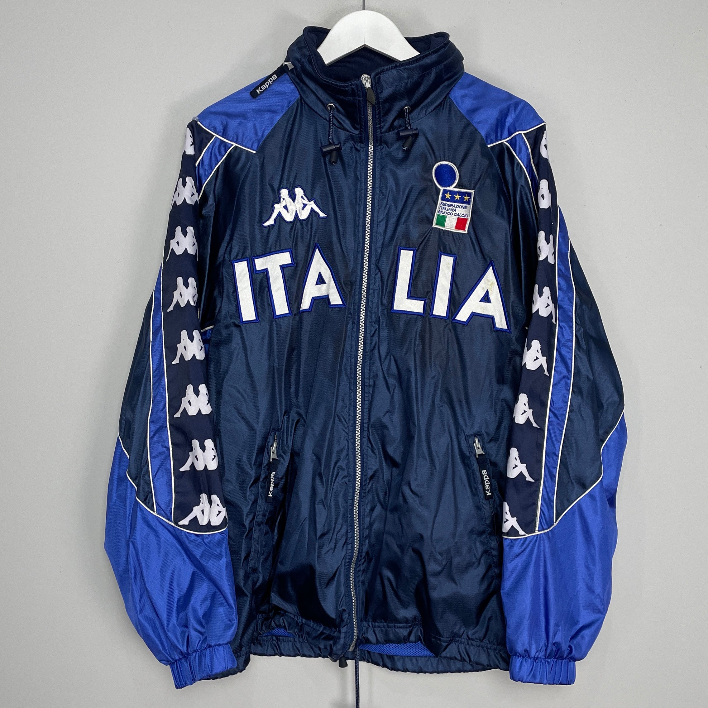 Shop 2000/01 ITALY PRESENTATION JACKET (L) KAPPA, classic football shirts, vintage football shirts & retro soccer jerseys at Cult Kits