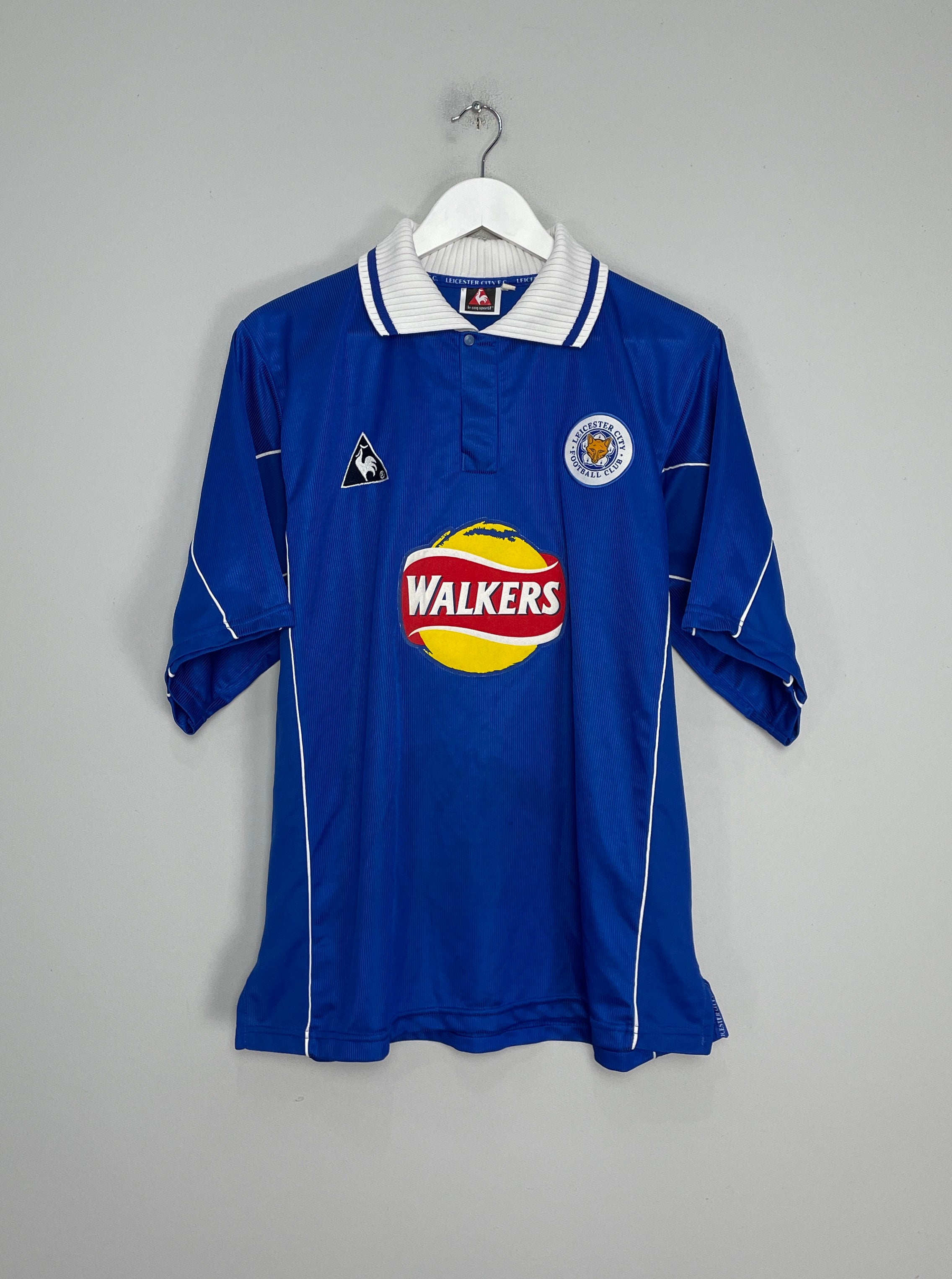Shop 2000/01 LEICESTER CITY HOME SHIRT (L) LE COQ SPORTIF, classic football shirts, vintage football shirts & retro soccer jerseys at Cult Kits
