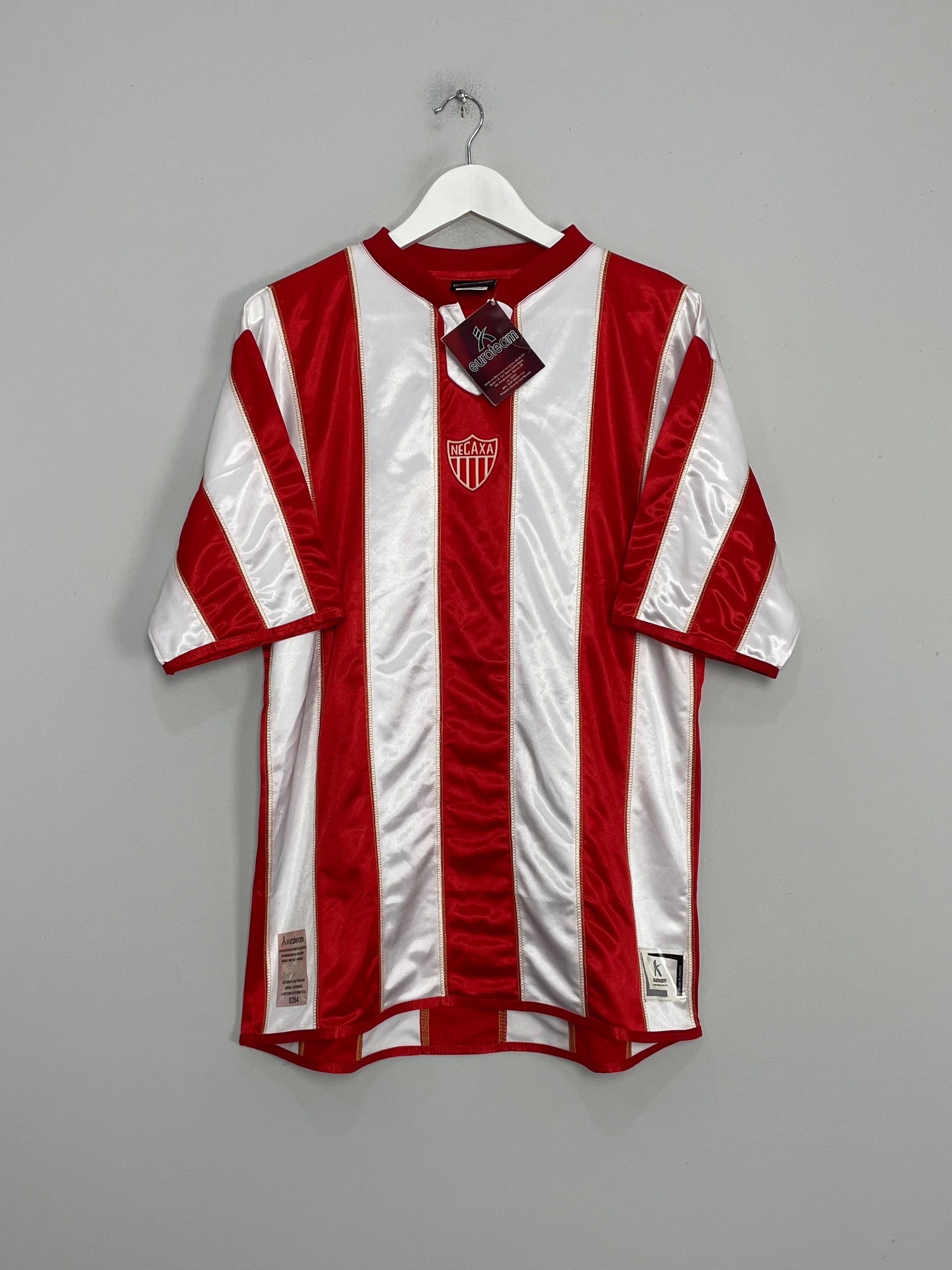 Shop NECAXA *BNWT* SPECIAL 'ONCE HERMANOS' SHIRT (L) EUROTEAM, classic football shirts, vintage football shirts & retro soccer jerseys at Cult Kits