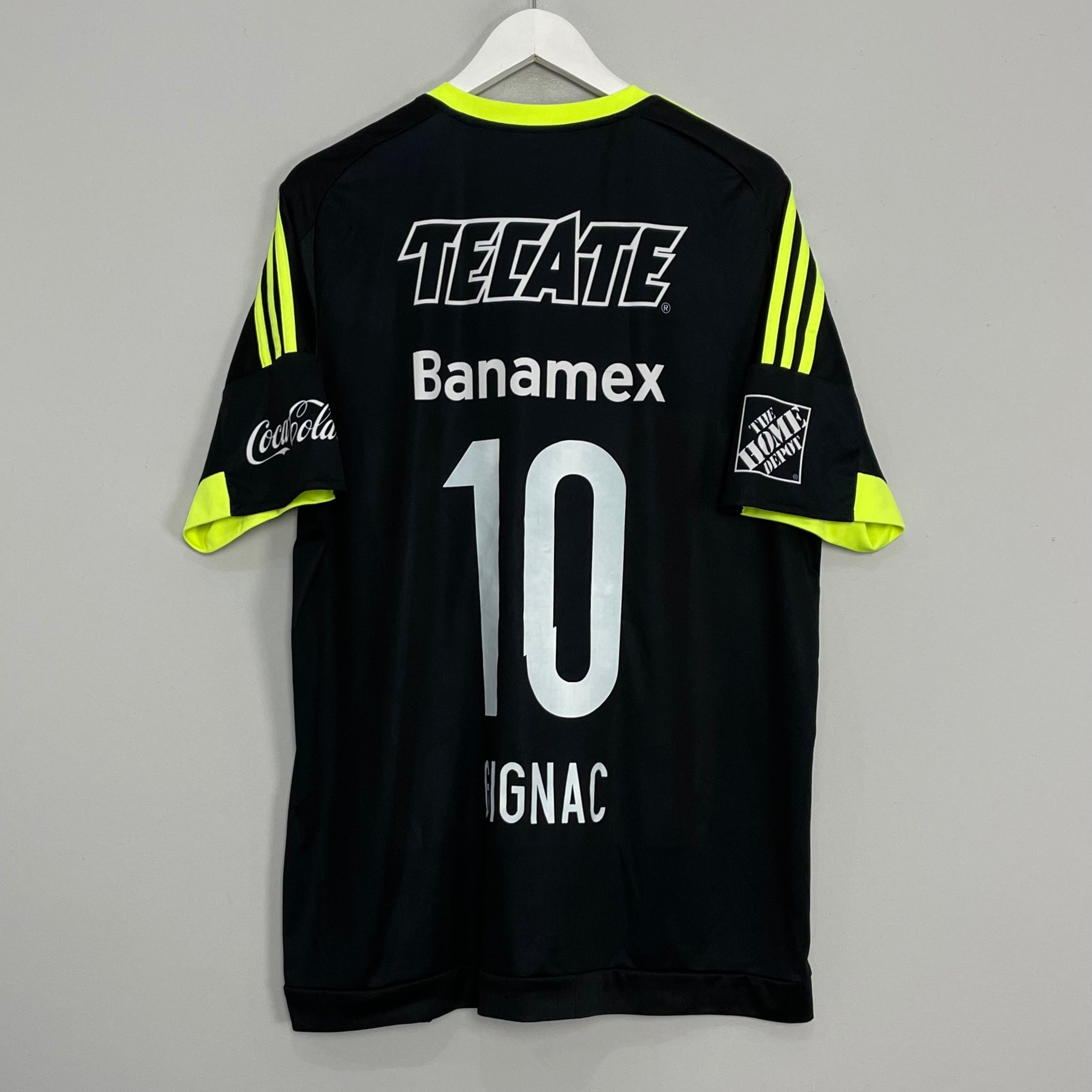 Shop 2014/15 TIGRES GIGNAC #10 THIRD SHIRT (XL) ADIDAS, classic football shirts, vintage football shirts & retro soccer jerseys at Cult Kits