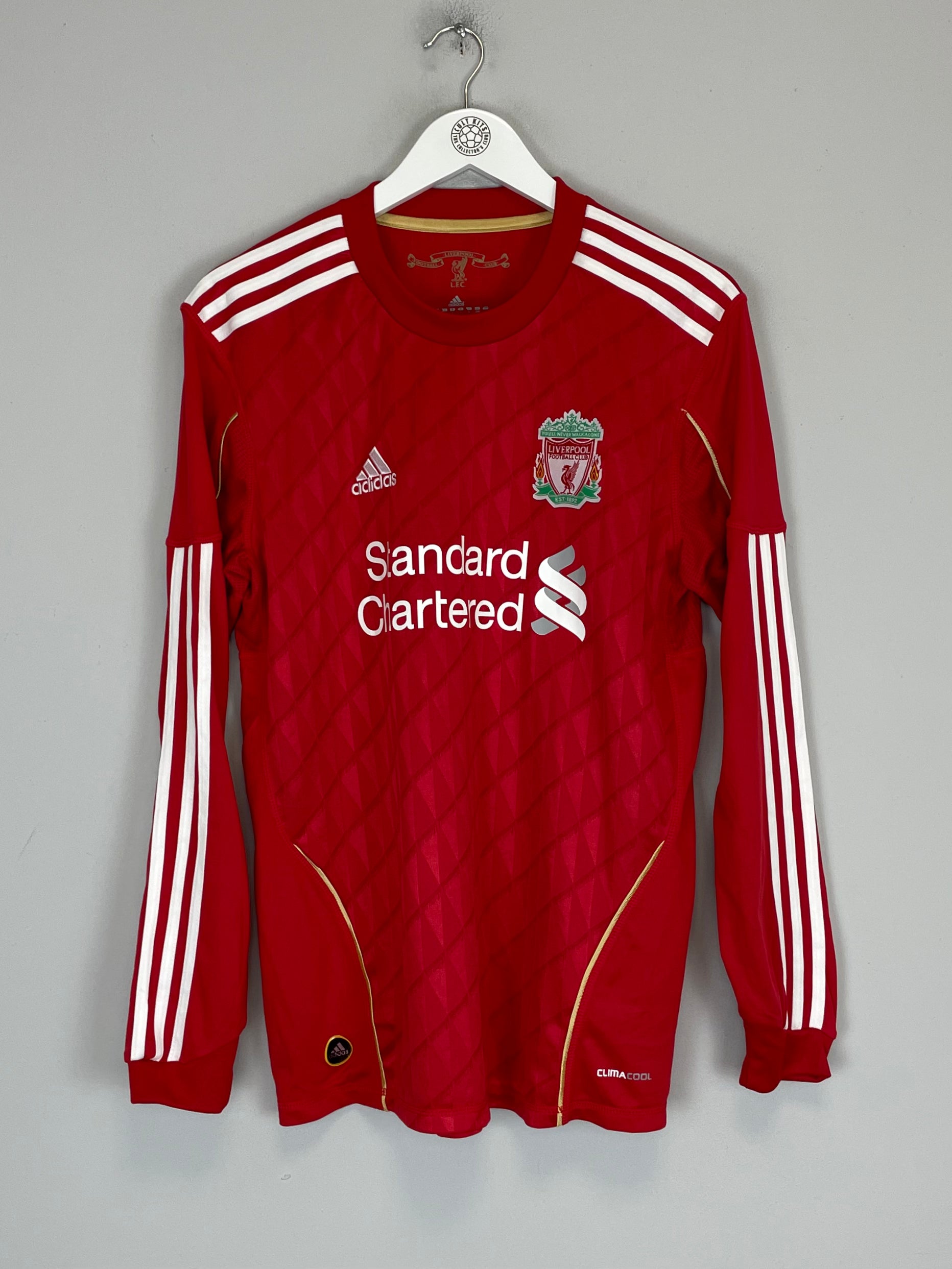 Shop 2010/12 LIVERPOOL TORRES #9 L/S HOME SHIRT (L) ADIDAS, classic football shirts, vintage football shirts & retro soccer jerseys at Cult Kits