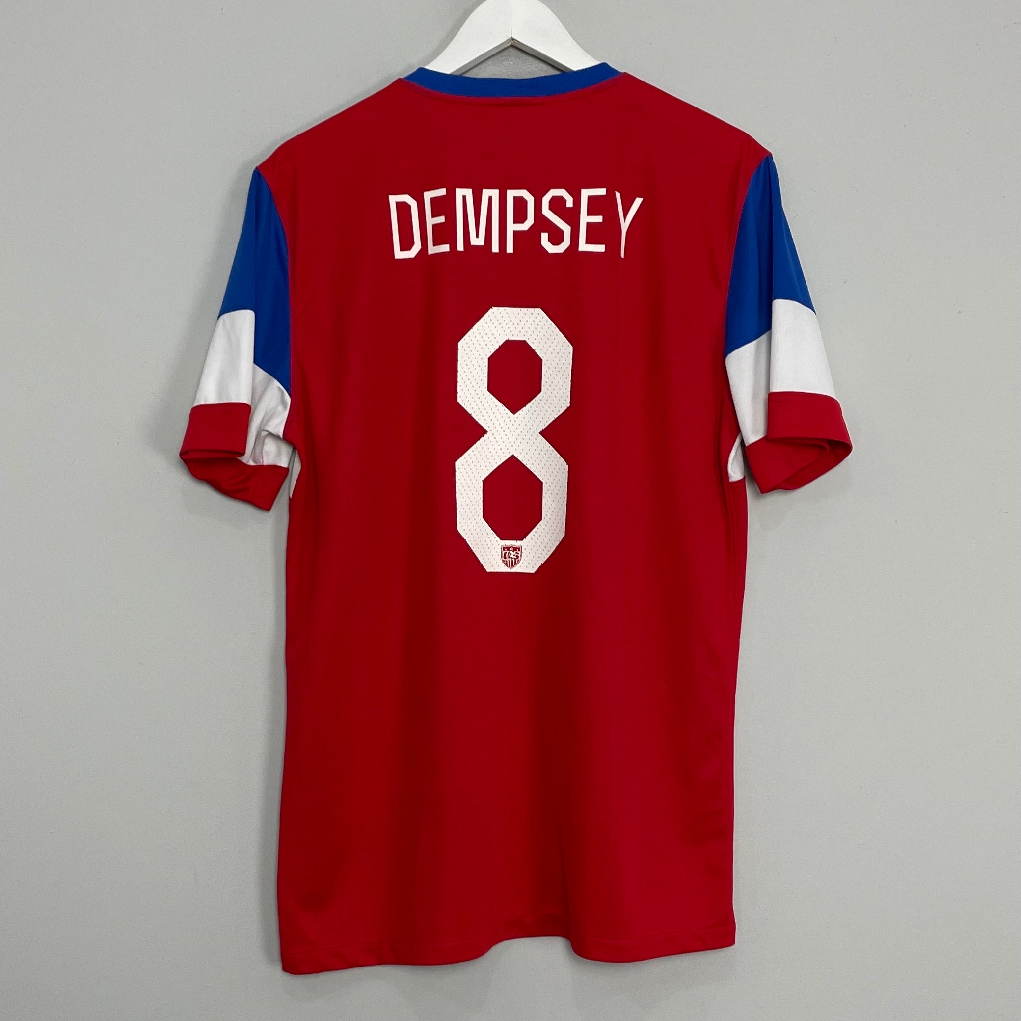 Shop 2014/15 USA DEMPSEY #8 AWAY SHIRT (L) NIKE, classic football shirts, vintage football shirts & retro soccer jerseys at Cult Kits